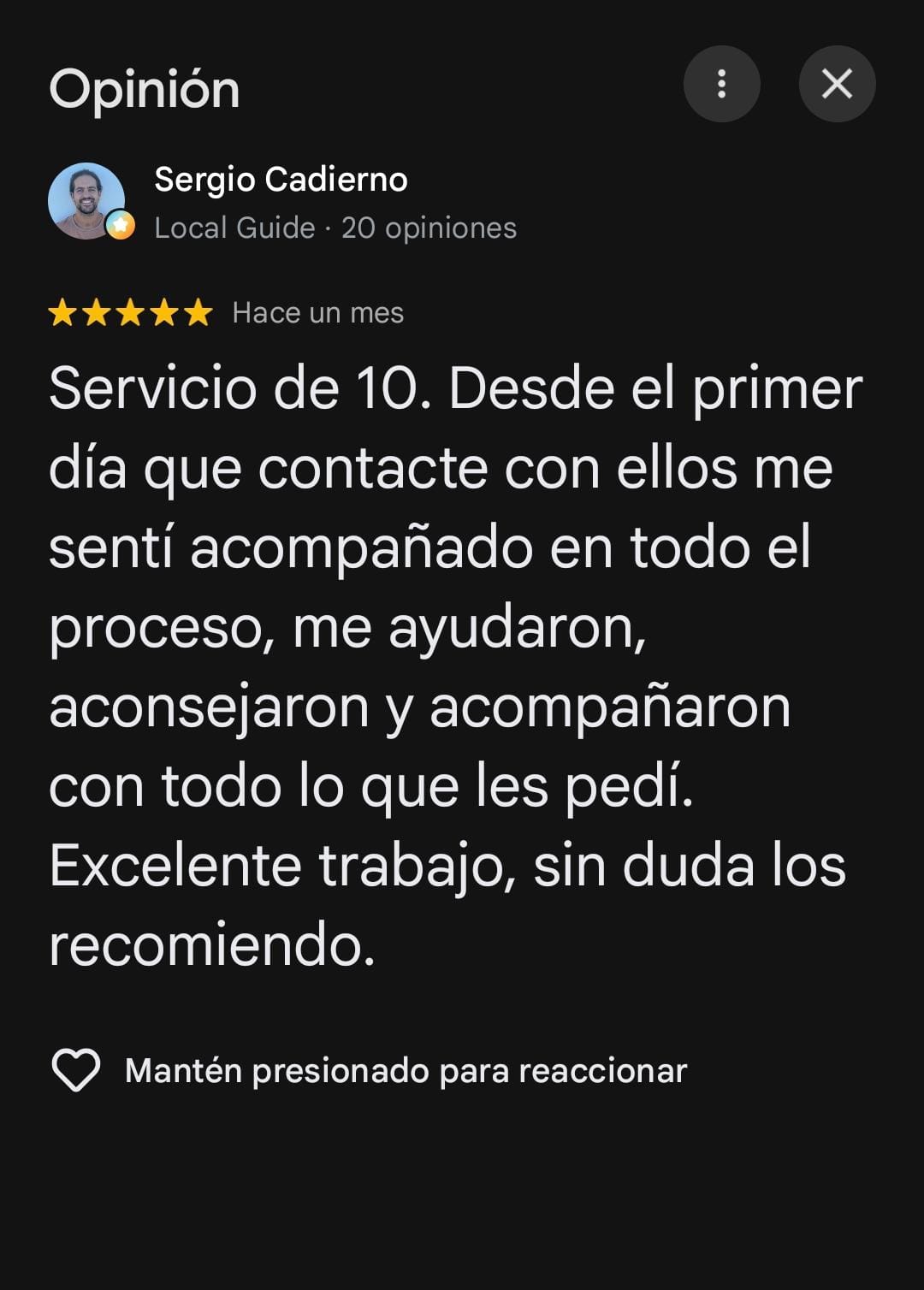 Testimonio